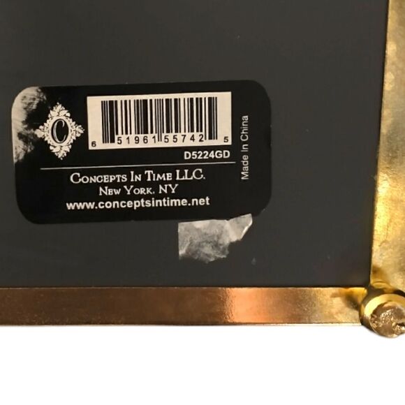 Feather Print Glass Trinket Box Vintage 90s Jewelry Gold Tone Western Bohemian - Picture 10 of 16